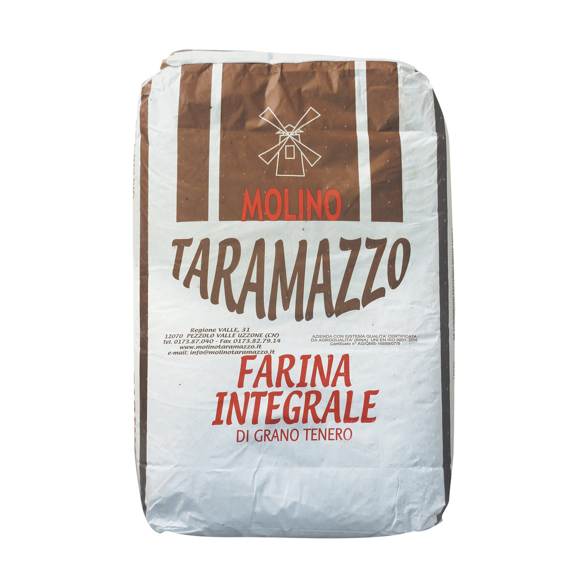 Farina integrale da 25 Kg.