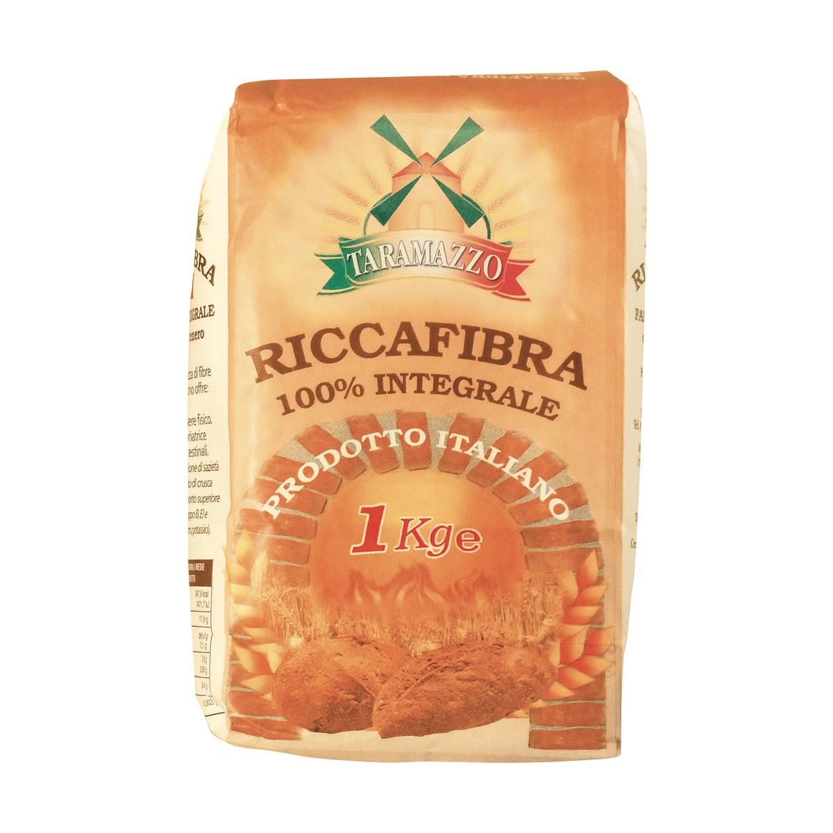 Farina integrale Riccafibra da 1 Kg.